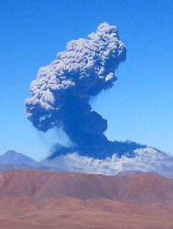 Lascar erupting in 2006