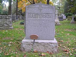 The grave of Bat Masterson