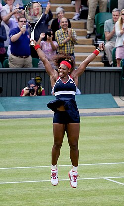 Williams won the singles gold medal at the 2012 Olympic Games.