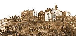 The Hill, the site of the university's first buildings