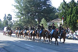 U.S. Army 1st Cavalry Division Equestrian Unit at the 2007 Rose Parade