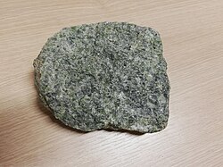 Alpine peridotite from the Ivrea zone in the Alps of Italy (dunite from Finero)