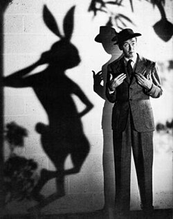 Stewart in Harvey (1950), the only film for which he received both an Academy Award nomination and a Golden Globe nomination