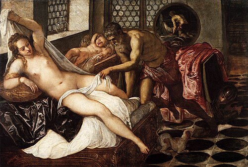 Venus, Mars, and Vulcan, by Tintoretto