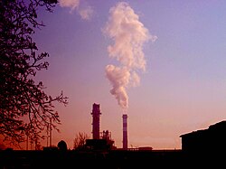 Pollution contributors in the area of Skopje