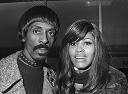 Ike & Tina Turner arriving at Amsterdam Airport Schiphol, 1971