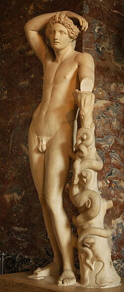 Apollo (early Imperial Roman copy of a fourth-century Greek original, Louvre Museum)