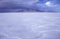 The Bonneville Salt Flats, Utah