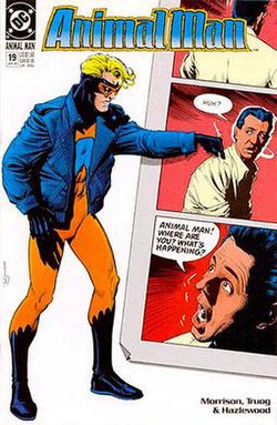 Cover of Animal Man #19 (Jan. 1990). Art by Bolland.