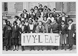 Ivy Leaf Pledge Club, Wilberforce University, 1922