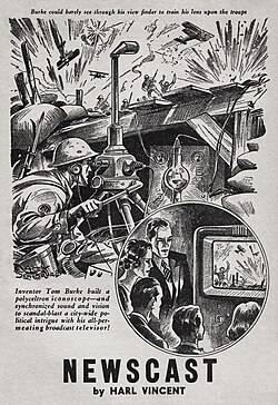 Illustration for Harl Vincent's Newscast in Marvel Science Stories (May 1939)