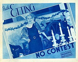 Lobby card from No Contest!, 1934