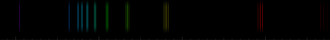 Color lines in a spectral range
