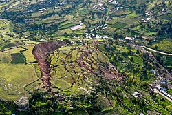 A landslide near Cusco, Peru, in 2018