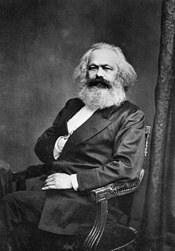 Karl Marx was a prominent member of the First International, who drafted many of their pamphlets and statements.