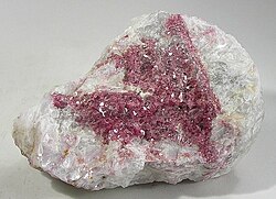Rose muscovite from the Harding Pegmatite Mine