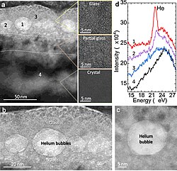 Helium-filled bubbles in ilmenite samples returned from Chang'e 5[48]