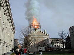 November 2001 Old Capitol Fire
