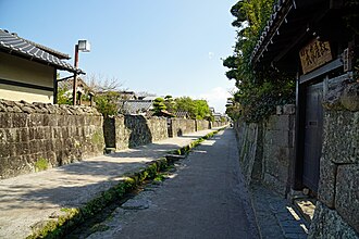 The old samurai residence town Shimabara