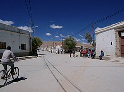 A road in San Antonio de los Cobres