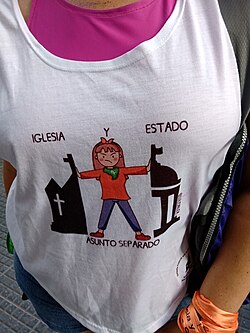 International Women's Day in Argentina, 2021.