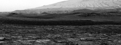 A dust devil captured by the Curiosity rover in 2020