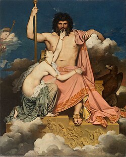 Jupiter et Thétis by Jean Auguste Dominique Ingres, 1811