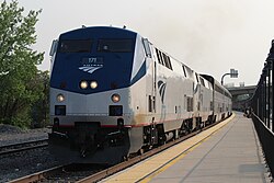 The Amtrak Southwest Chief at Trinidad station