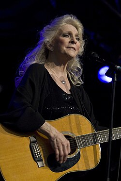 Collins performing at the Cambridge Folk Festival, 2008