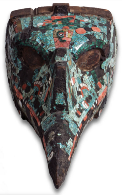 Mask made of Spondylus and other materials