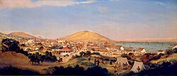 San Francisco in July 1849 Painting by George Henry Burgess
