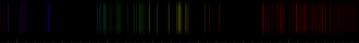 Color lines in a spectral range
