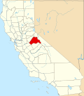Tuolumne County map