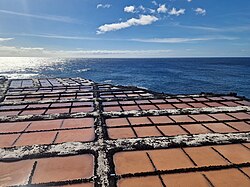 Salt evaporation ponds, Fuencaliente de La Palma