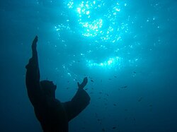 Christ of the Abyss at San Fruttuoso, Liguria