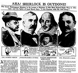 "Shakespeare trial", 1916, Chicago Tribune, Selig (right)
