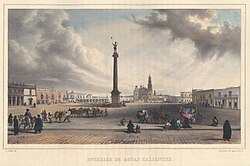 Aguascalientes c. 1836, by Carl Nebel
