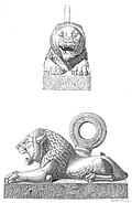 Bronze lion from Nineveh