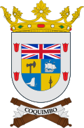 Coat of arms of Coquimbo, with the Union Flag
