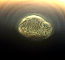 Atmospheric polar vortex over Titan's south pole