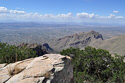 Northwestern suburbs viewed from the Santa Catalina Mountains