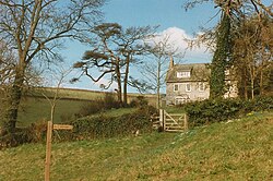 Efford House in Holbeton which stood in for Barton Cottage in Sense and Sensibility (1995)