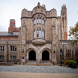 Yale Law School, located in the Sterling Law Building