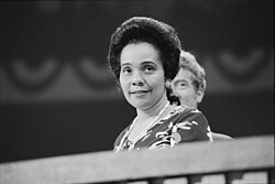 King attending the 1976 Democratic National Convention