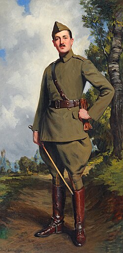 John St Helier Lander's 1922 portrait of Leopold Canning