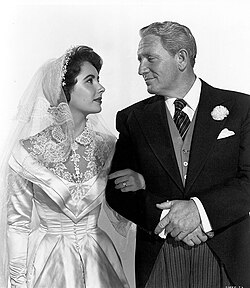 Taylor with Spencer Tracy in Father of the Bride (1950)