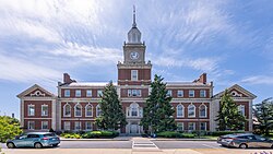 Founders Library is an iconic building on the Howard University campus that has been declared a National Historic Landmark.