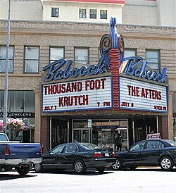 The historic Babcock Theatre