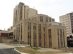 Salk Hall, where Jonas Salk's team performed the research that led to the first polio vaccine, is also the home of the School of Dental Medicine and School of Pharmacy.
