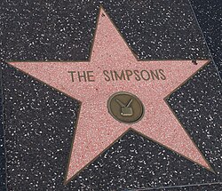 In 2000, Bart, along with the rest of the Simpson family, was awarded a star on the Hollywood Walk of Fame.